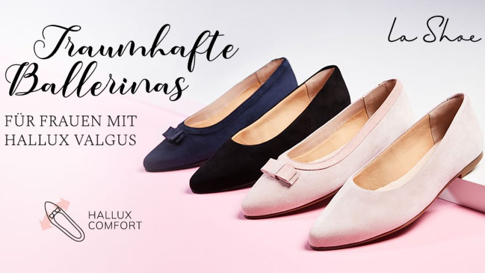 Die schönsten Ballerinas als komfortable Hallux Schuhe