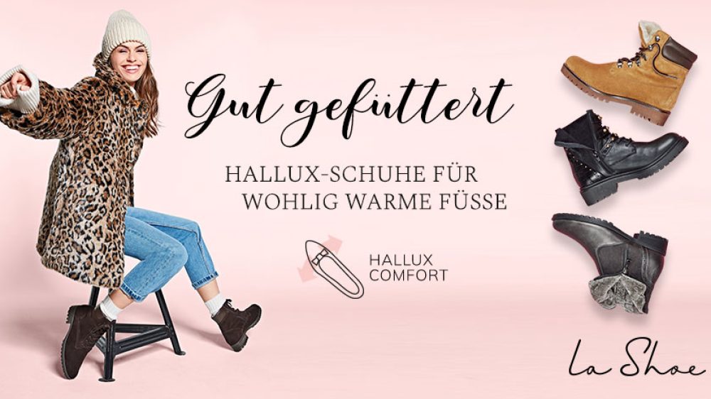 Hallux Schuhe für wohlig warme Füße